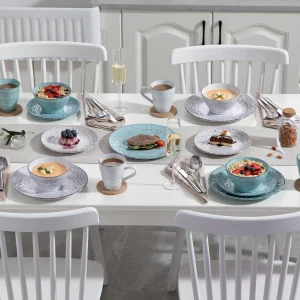 16/32/48 Ceremic Plates Dinner Set Stoneware