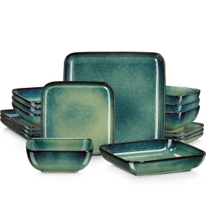 Green Square Kiln Change Glaze Tableware